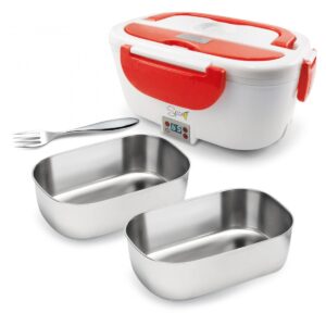 PrezziForti.it | scaldavivande elettrico portatile amarillo inox digital 2 vaschette