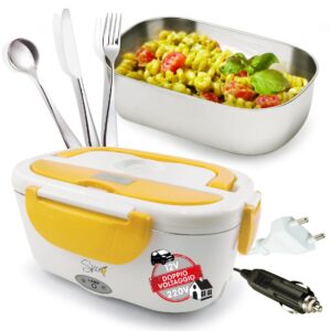 PrezziForti.it | scaldavivande portatile amarillo plus doppio voltaggio 3 posate