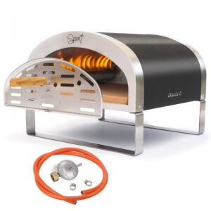 PrezziForti.it | kit spice diavola 16 forno a gas per pizza design e brevetto made in italy con biscotto di casapulla coperchio e regolatore