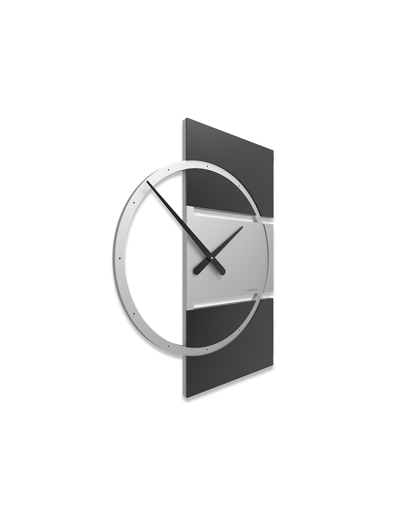 PrezziForti.it | adam orologio da parete moderno legno nero grigio calleadesign 10 123 5