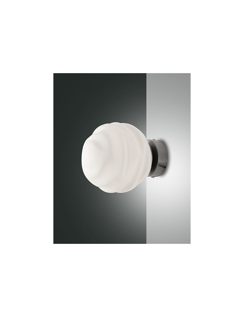 PrezziForti.it | ava applique sferica bianca modellata fabas luce 3290 21 178