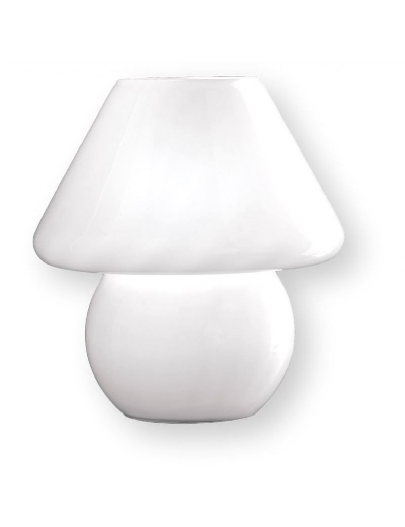 PrezziForti.it | lampada da tavolo in vetro rigadin bianco per camera da letto perenz 3042 b