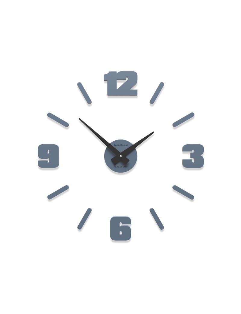 PrezziForti.it | orologio parete moderno numeri adesivi legno carta da zucchero 50cm calleadesign 10 304 44
