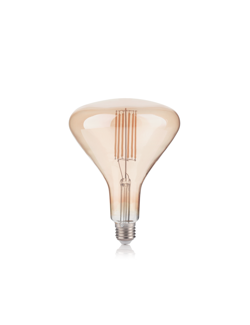 PrezziForti.it | poison lampadina e27 led 6w vetro ambra vintage design luce calda ideal lux 237336