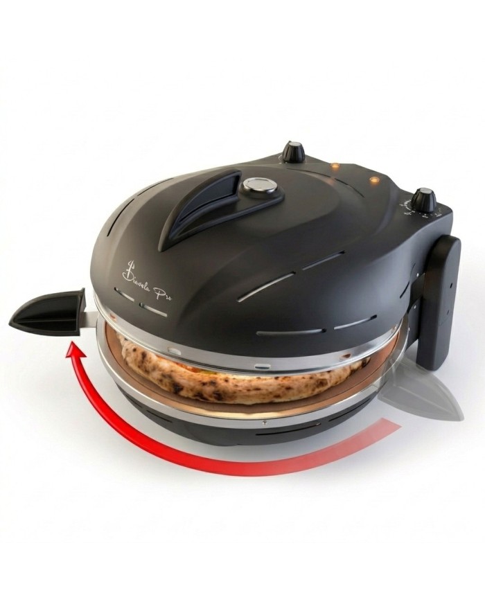 PrezziForti.it | Forno pizza elettrico Diavola Pro V 3 0 Biscotto per alte prestazioni Sistema di rotazione Pietra